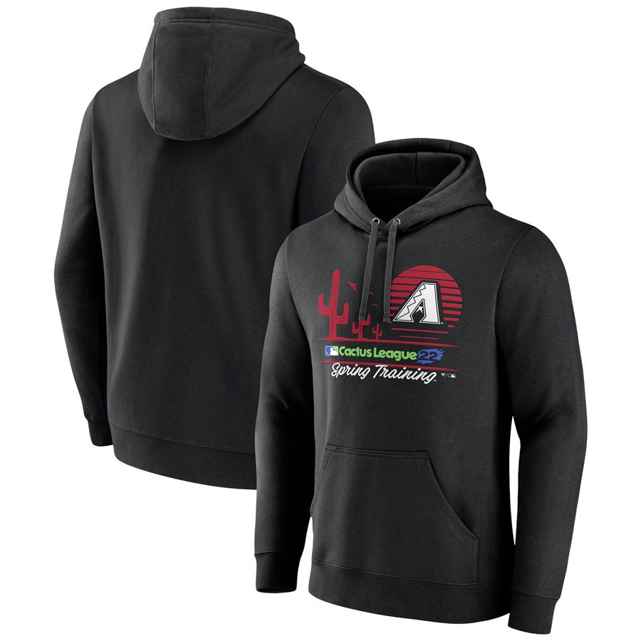 Arizona Diamondbacks Fanatics Branded 2022 MLB Spring Training Cactus League Horizon Line Pullover Hoodie - Black