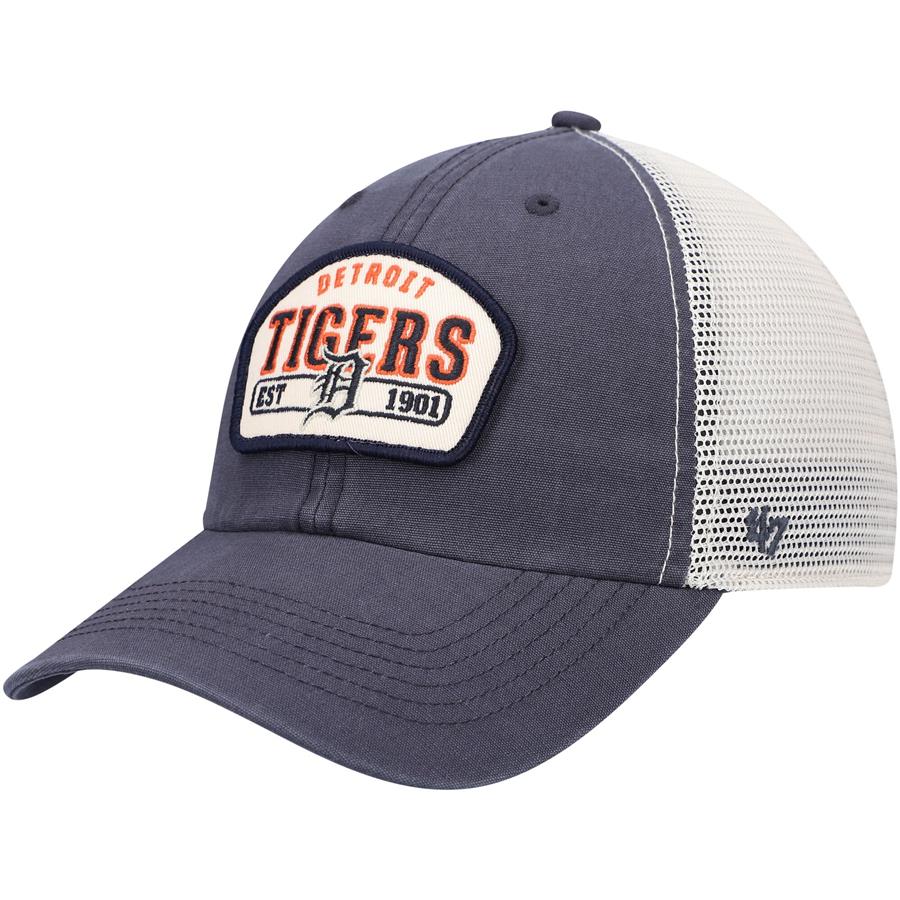 Detroit Tigers '47 Penwald Clean Up Trucker Snapback Hat - Navy