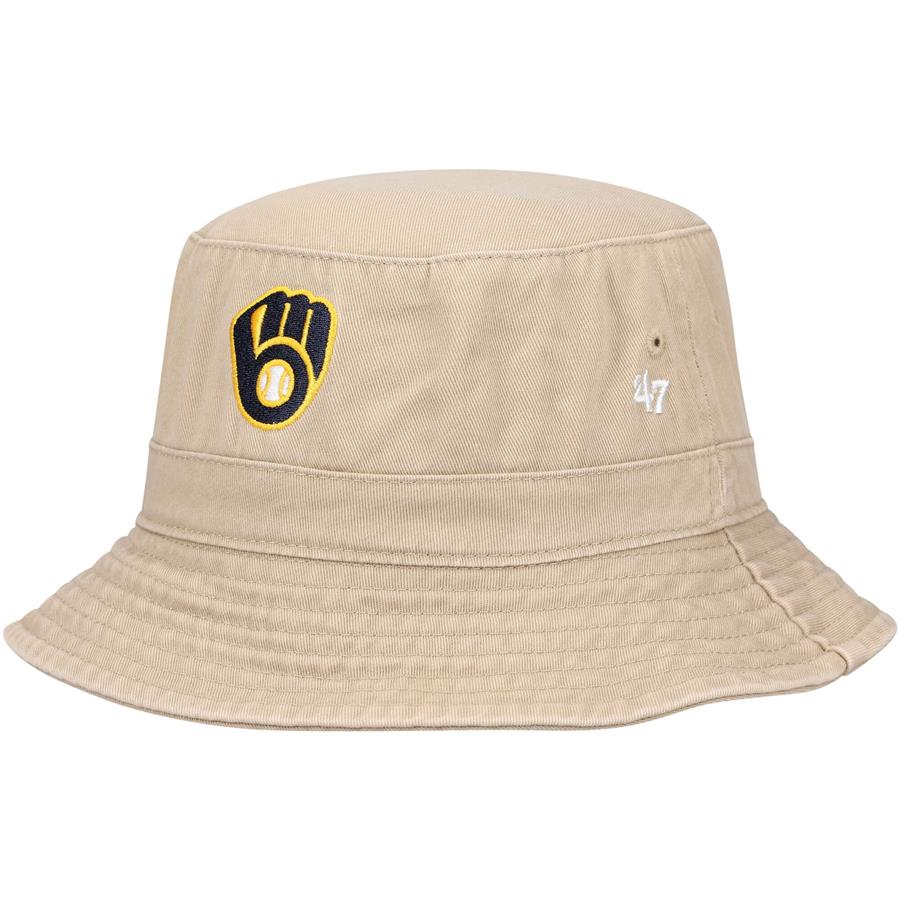 Milwaukee Brewers '47 Bucket Hat - Khaki