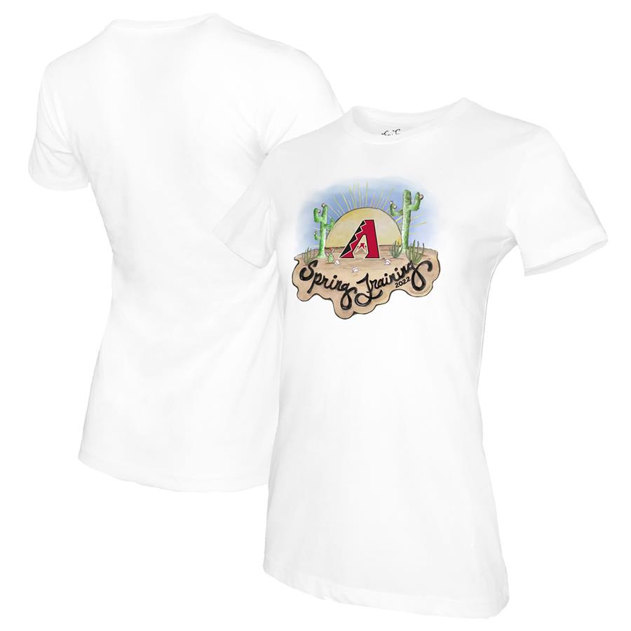 Arizona Diamondbacks Tiny Turnip Women's 2022 Spring Training T-Shirt - White