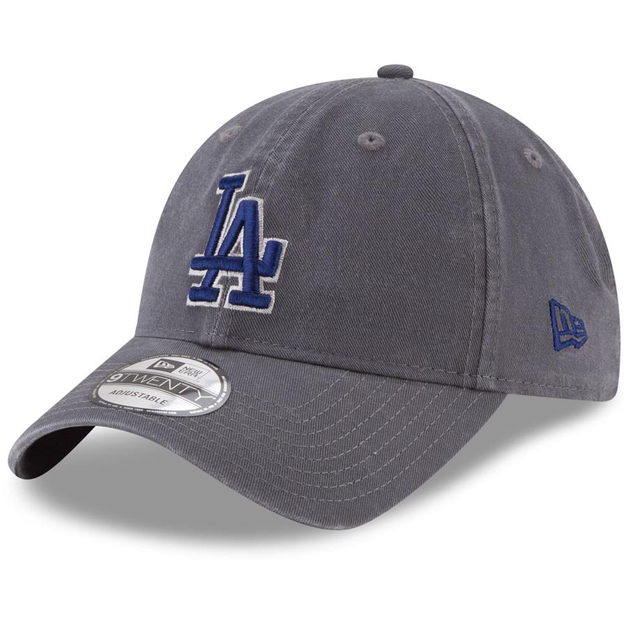 Los Angeles Dodgers New Era Fashion Core Classic 9TWENTY Adjustable Hat - Graphite
